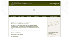 Desktop Screenshot of fischerei-koeppelmuehle.de